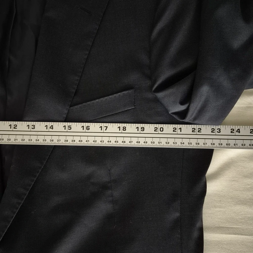 Samuelsohn Mens 44L‎ Navy Loro Piana Extreme Madison Performance Blazer